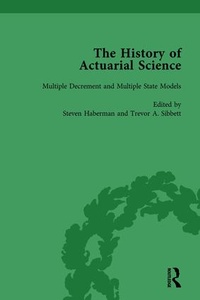 Enlarge image Cover: The History of Actuarial Science Vol VIII - Routledge