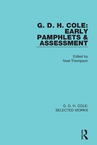 Abbildung von: G. D. H. Cole: Selected Works - Routledge
