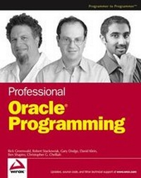 Enlarge image Cover: Professional Oracle Programming - Hungry Minds Inc,U.S.