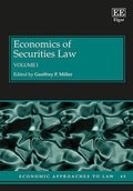 Cover: Economics of Securities Law - Edward Elgar Publishing