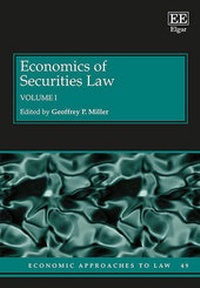 Enlarge image Cover: Economics of Securities Law - Edward Elgar Publishing
