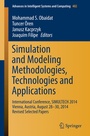 Cover: Simulation and Modeling Methodologies, Technologies and Applications - Springer