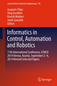 Abbildung von: Informatics in Control, Automation and Robotics - Springer