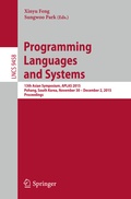 Cover: Programming Languages and Systems - Springer
