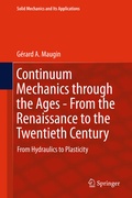 Cover: Continuum Mechanics through the Ages - From the Renaissance to the Twentieth Century - Springer