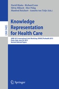 Cover: Knowledge Representation for Health Care - Springer