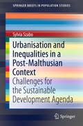 Cover: Urbanisation and Inequalities in a Post-Malthusian Context - Springer
