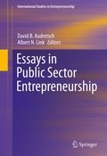 Cover: Essays in Public Sector Entrepreneurship - Springer