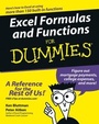 Cover: Excel Formulas and Functions For Dummies - Hungry Minds Inc,U.S.