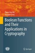 Cover: Boolean Functions and Their Applications in Cryptography - Springer