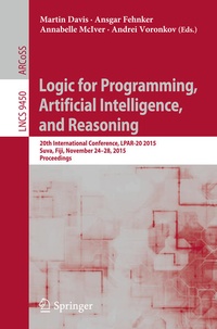Enlarge image Cover: Logic for Programming, Artificial Intelligence, and Reasoning - Springer