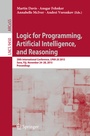 Cover: Logic for Programming, Artificial Intelligence, and Reasoning - Springer