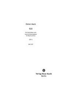 Enlarge image Cover: CLS - Neue Musik