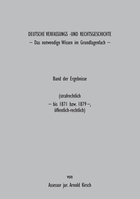Enlarge image Cover: Deutsche Verfassungs- und Rechtsgeschichte - BoD - Books on Demand