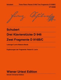 Abbildung von: Drei Klavierstuecke D 946 - Universal Edition AG