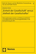 Cover: 'Einheit der Gesellschaft' versus 'Vielheit der Gesellschafter' - Nomos