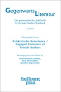 Cover: Gegenwartsliteratur. Ein Germanistisches Jahrbuch /A German Studies Yearbook / 14/2015 - Stauffenburg
