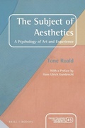 Cover: The Subject of Aesthetics - Brill