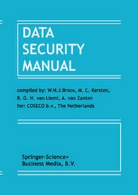 Abbildung von: Data Security Manual - Kluwer Academic Publishers