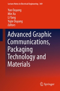Abbildung von: Advanced Graphic Communications, Packaging Technology and Materials - Springer