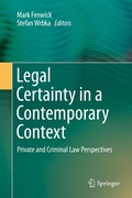 Cover: Legal Certainty in a Contemporary Context - Springer