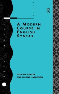 Enlarge image Cover: A Modern Course in English Syntax - Routledge