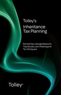 Cover: Tolley's Inheritance Tax Planning 2016-17 - Tolley