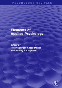 Bild: Elements of Applied Psychology - Routledge