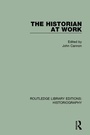 Cover: The Historian At Work - Routledge