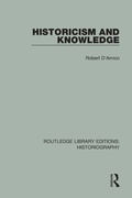 Cover: Historicism and Knowledge - Routledge