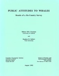 Cover: Public Attitude to Whales - University of Alberta Press (CA)