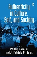 Cover: Authenticity in Culture, Self, and Society - Routledge