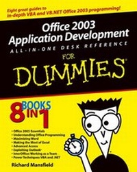 Abbildung von: Office 2003 Application Development All-in-One Desk Reference For Dummies - Wiley