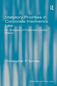 Abbildung von: Statutory Priorities in Corporate Insolvency Law - Routledge