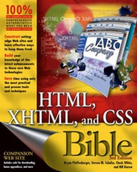Abbildung von: HTML, XHTML, and CSS Bible - Wiley
