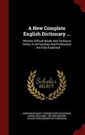 Cover: A New Complete English Dictionary ... - Scholar Select