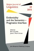 Cover: Evidentiality and the Semantics-Pragmatics Interface - John Benjamins Publishing Co