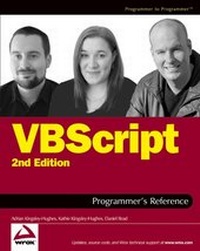 Enlarge image Cover: VBScript Programmer's Reference - Wrox