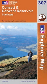 Abbildung von: Consett and Derwent Reservoir - Ordnance Survey