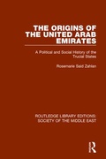 Cover: The Origins of the United Arab Emirates - Routledge