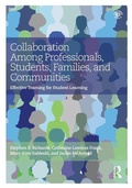 Cover: Collaboration Among Professionals, Students, Families, and Communities - Routledge