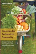 Cover: Educating for Redemptive Community - Wipf & Stock Publishers