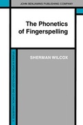 Cover: The Phonetics of Fingerspelling - John Benjamins Publishing Company