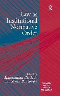 Enlarge image Cover: Law as Institutional Normative Order - Routledge
