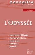 Cover: Fiche de lecture L'Odyssee de Homere (Analyse litteraire de reference et resume complet) - Les Editions Du Cenacle