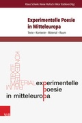 Cover: Experimentelle Poesie in Mitteleuropa - V&R unipress