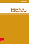 Cover: Staatsanw&auml;lte als Anw&auml;lte des Staates? - V&R unipress