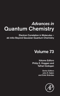 Cover: Electron Correlation in Molecules - ab initio Beyond Gaussian Quantum Chemistry: Volume 73 - Academic Press