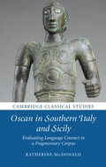 Cover: Oscan in Southern Italy and Sicily - Cambridge University Press