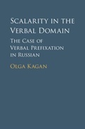 Cover: Scalarity in the Verbal Domain - Cambridge University Press